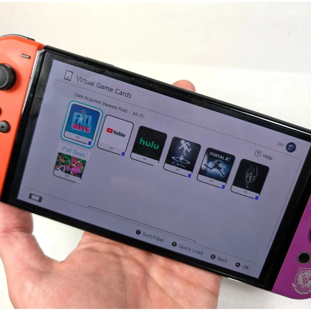 Nintendo Switch OLED HEG-001 Pokemon Scarlet & Violet Edition w/ Digital Games